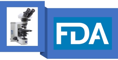 FDA logo and microscope